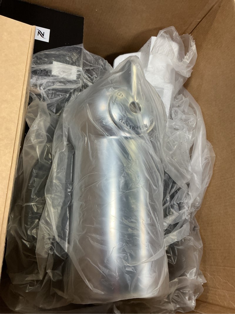 Nespresso Vertuo Coffee and Espresso Maker by Breville, Chrome with Aeroccino Milk Frother Machine + Milk Frother Chrome