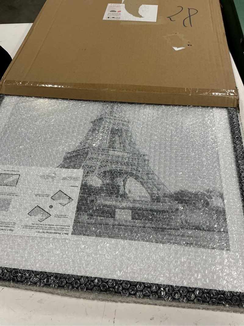 Condition photo showing Good Condition for upsimples 18x24 picture frame, display pictures 16x20 with mat or 18 x 24 without, wall hanging poster frames, black, 1 pack black 18x24