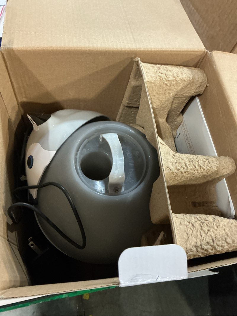 Condition photo showing As Is for Crane Ultrasonic Cool Mist Animal Humidifier for Kids' Bedroom & Nursery, Adjustable 0.5 Gallon, Auto Shut-Off Silver Fox 0.5 Gallon Grey 0.5 Gallon Silver Fox