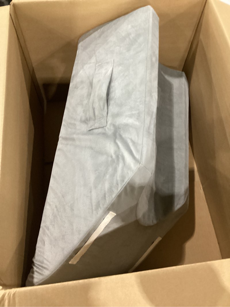 Condition photo showing New/Like New for LightEase Memory Foam Leg Support and Elevation Pillow w/Dual Handles for Surgery, Injury, or Rest single leg