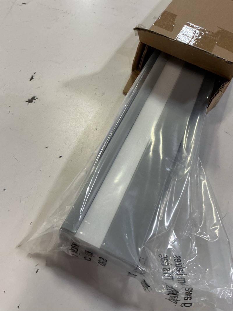 Condition photo showing Good Condition for lazblinds cordless cellular shades for french doors, no drill french door blinds for privacy, light filtering honeycomb shades for front door patio sliding glass door, 1 pack, 25" w x 40" h, grey grey-light filtering 25"w x 40"h
