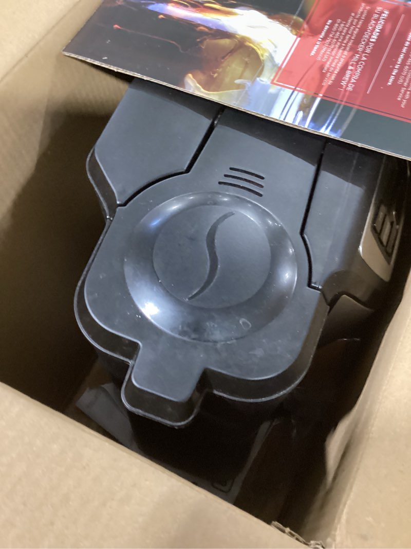 Condition photo showing As Is for BLACK+DECKER 12-Cup Mill and Brew Coffee Maker, Automatic Grind and Brew Drip Coffee Machine, Programmable, Sneak-A-Cup, Reusable Filter. 12-Cup Coffee System