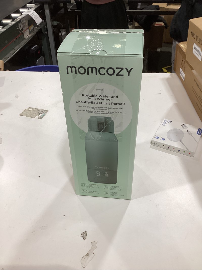 Condition photo showing New/Like New for Momcozy Portable Milk Warmer for Travel – Dual Heating Modes for Breast Milk & Water, Portable Bottle Warmer with Fast Heating & Long Battery Life, 17 Ounces Large Capacity to Meet Your All-Day Needs