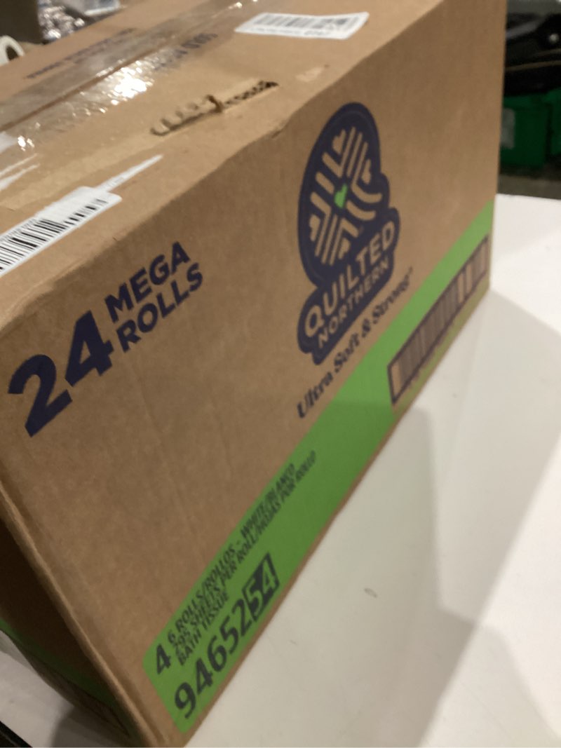 Condition photo showing Good Condition for Quilted Northern Ultra Soft & Strong Toilet Paper, 24 Mega Rolls = 96 Regular Rolls, 5X Stronger*, Premium Soft Toilet Tissue