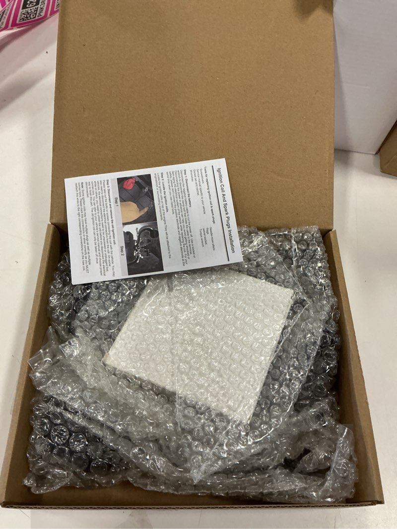 Condition photo showing New/Like New for BDFHYK 4 Ignition Coil Pack UF673 and 4 Iridium Spark Plug 93618 Compatible with Fiat 2012-2017 500 1.4L l4,Compatible with Dodge 2013-2016 Dart 1.4L l4 Coil for C1828 68081914AA 4PCS-Ignition Coil UF673+Spark Plug 93618