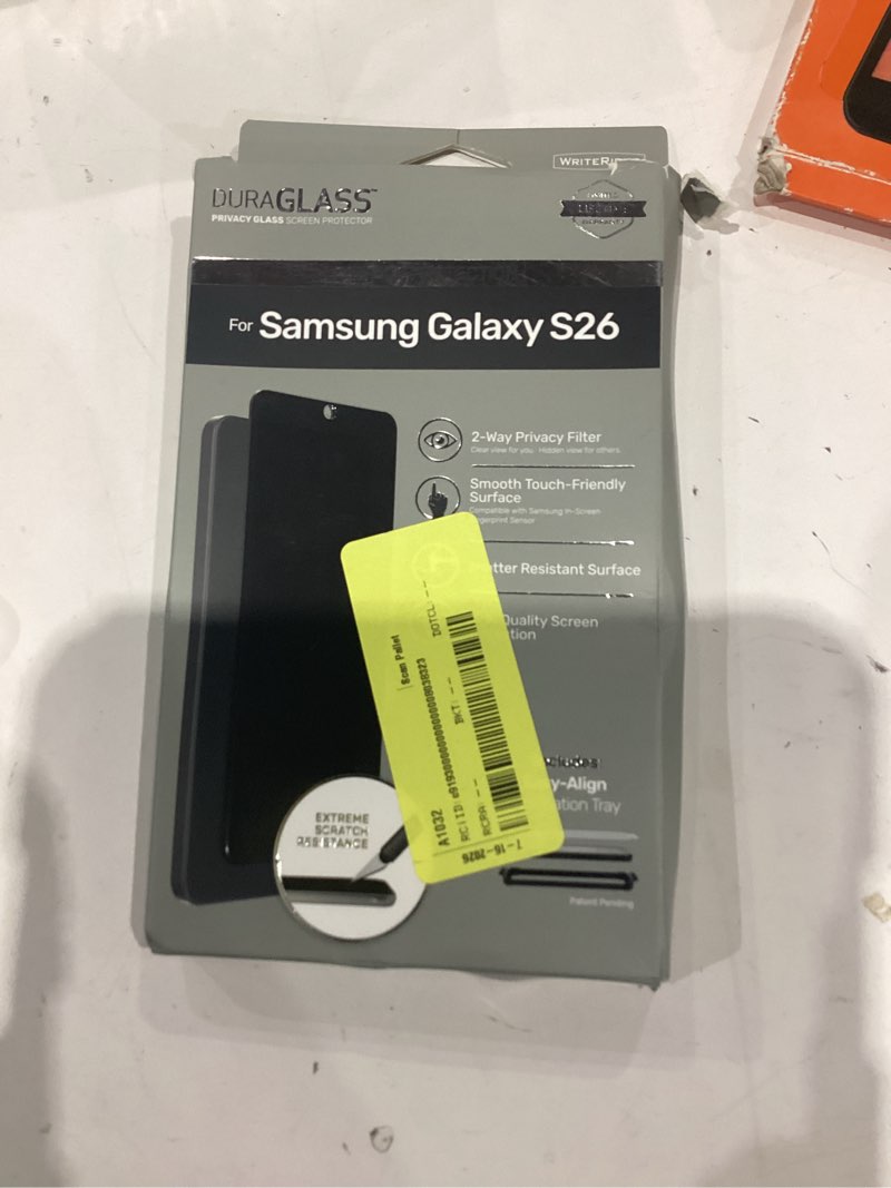duraglass defensetech glass screen protector with blue light filtering for samsung galaxy s26