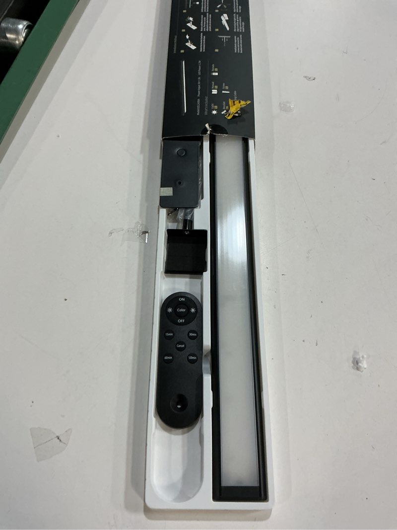 Condition photo showing Good Condition for EZVALO Picture Light for Wall, 4800mAh Rechargeable Wireless Remote Battery Lights for Painting, 16In Dimmable Magnetic LED Art Display Light, Colors Temperatures, for Gallery, Living Room,Hallway Black 1Pack-16in