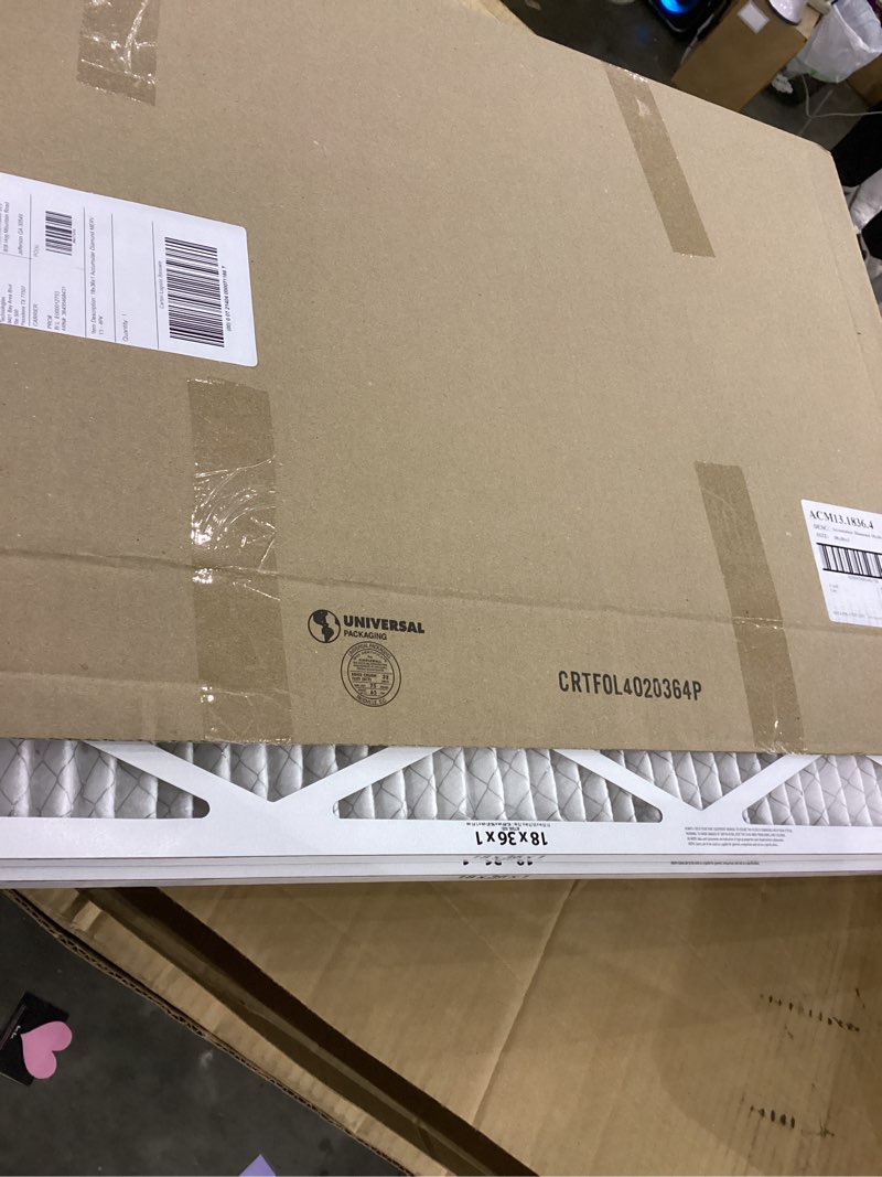 Condition photo showing New/Like New for Accumulair Diamond 18x36x1 MERV 13 HVAC Air Filter (4-Pack) | Replacement Air Filter for AC and Furnace | Made in USA | Actual Size 17.5 x 35.5 x 0.75