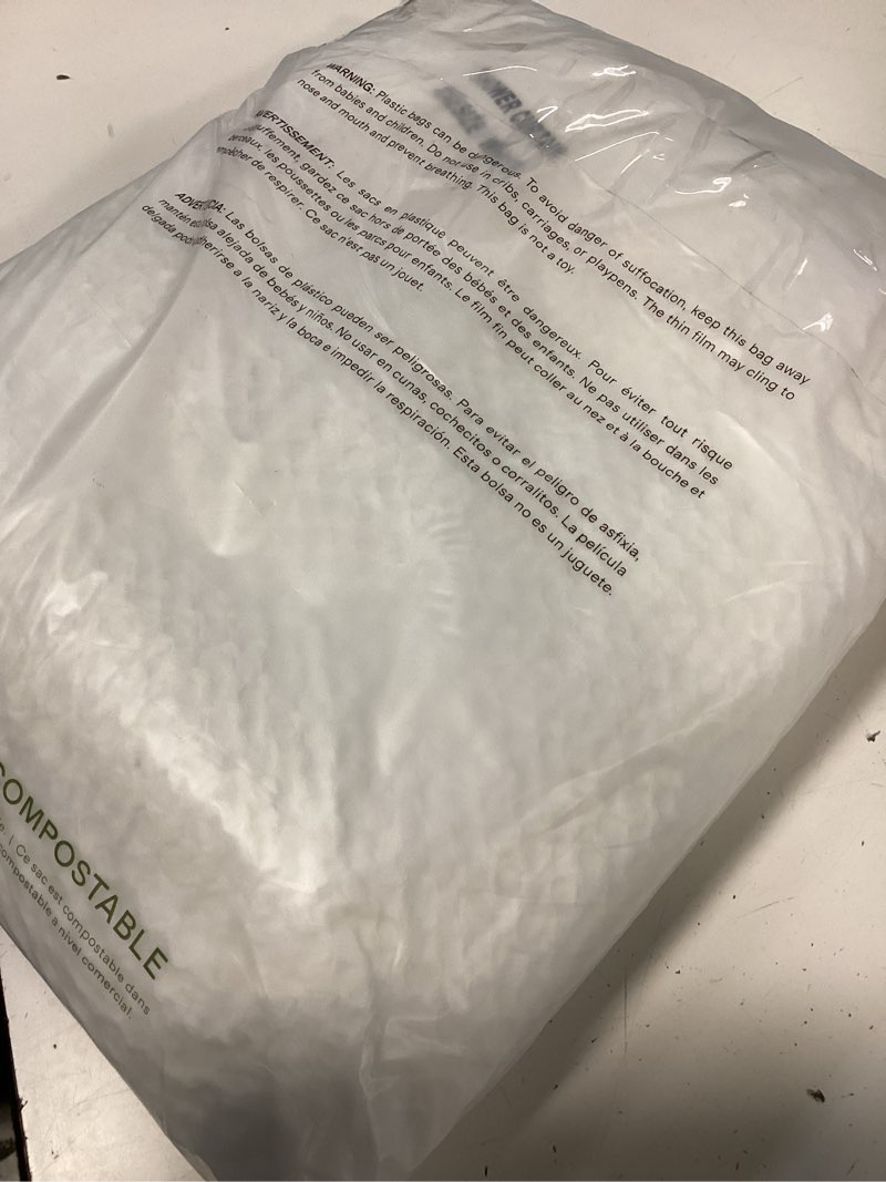 Condition photo showing Good Condition for shower curtain one size white