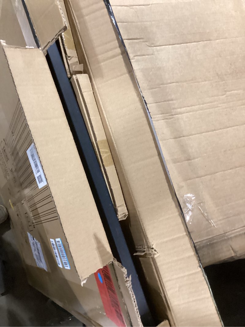 Condition photo showing Good Condition for 40.55" Tall 1.37" Ultra Narrow Spacing Dogs Pets Baby Gate for Doorway Safety Proof Indoor 34.05-45.86" Extra Wide Puppy Pressure Mounted No Drill Walk Through Black Metal Hallway Black-no Door 34-45 inches