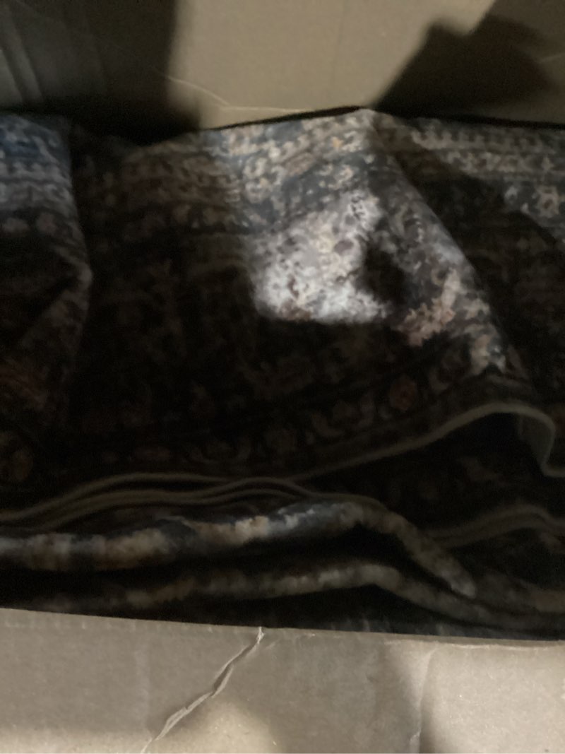 Condition photo showing As Is for Amazon Basics Soft Fleece Throw Blanket, Lightweight Cozy Blanket for Couch & Sofa, 50 x 60 Inches, Brown 50 x 60 inches Brown