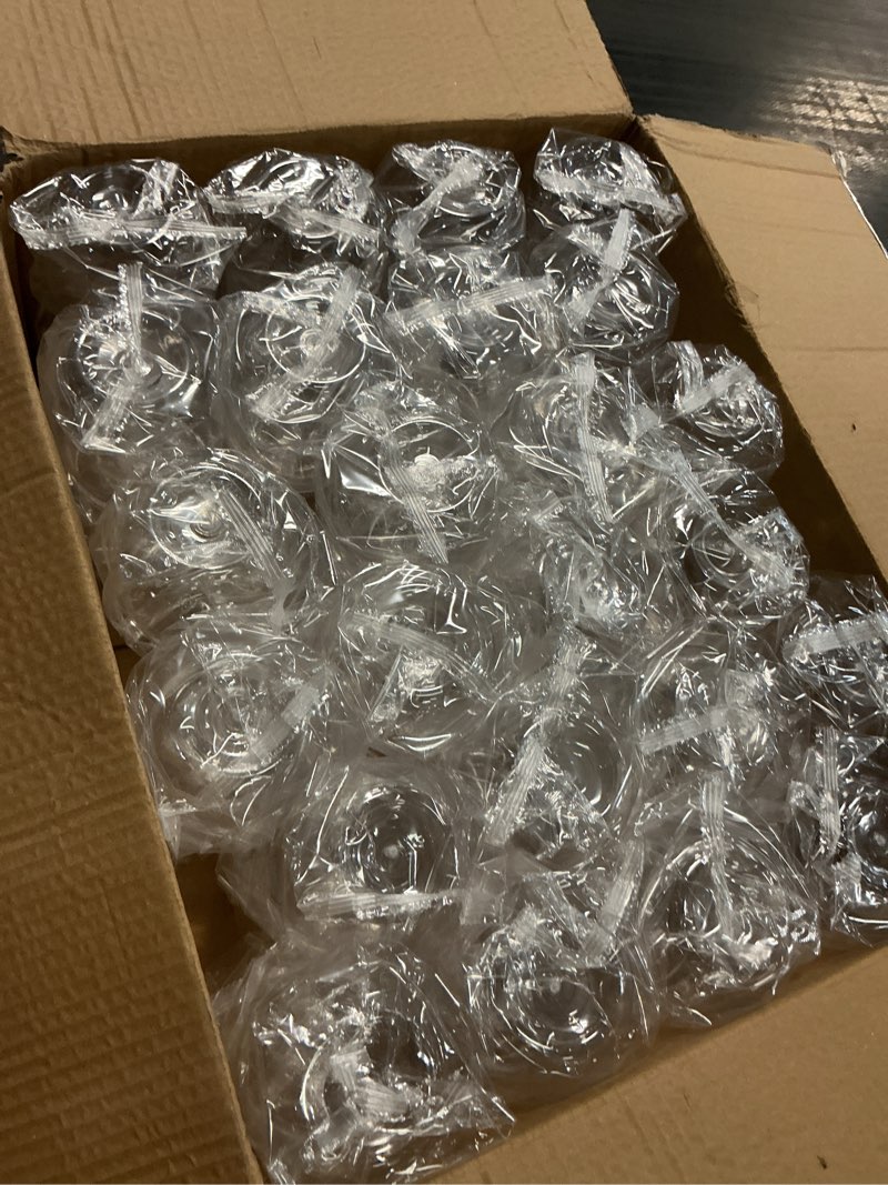 Condition photo showing Good Condition for reli. disposable wine glasses (48 pack, 12oz) plastic stemless wine glasses disposable | clear and stemless for parties, cocktails, whiskey, weddings | shatterproof