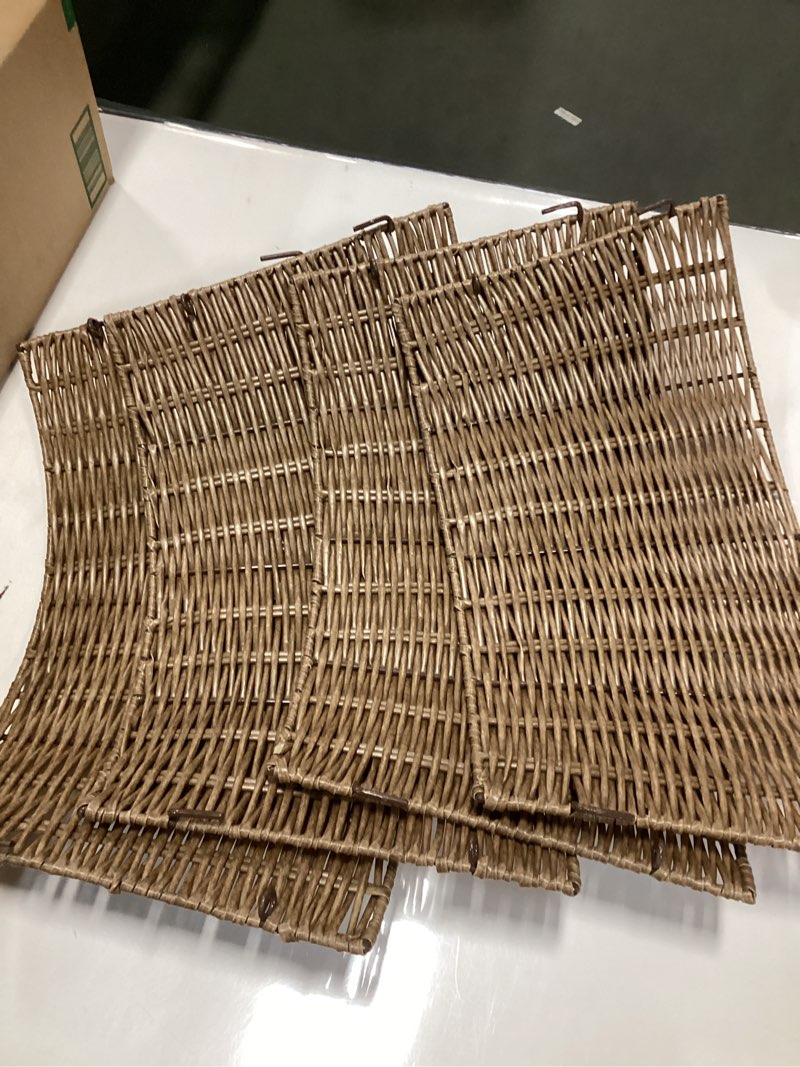 Condition photo showing As Is for Hommtina Christmas Tree Collar,Christmas Tree Base Christmas Tree Basket Collar for Home, Living Room,for Covering Tree Stand (Burlywood)