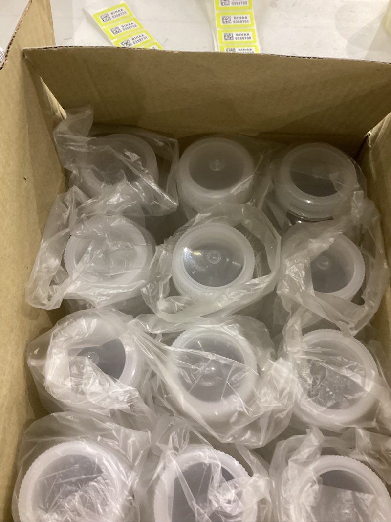 Plastic jars pack of 12