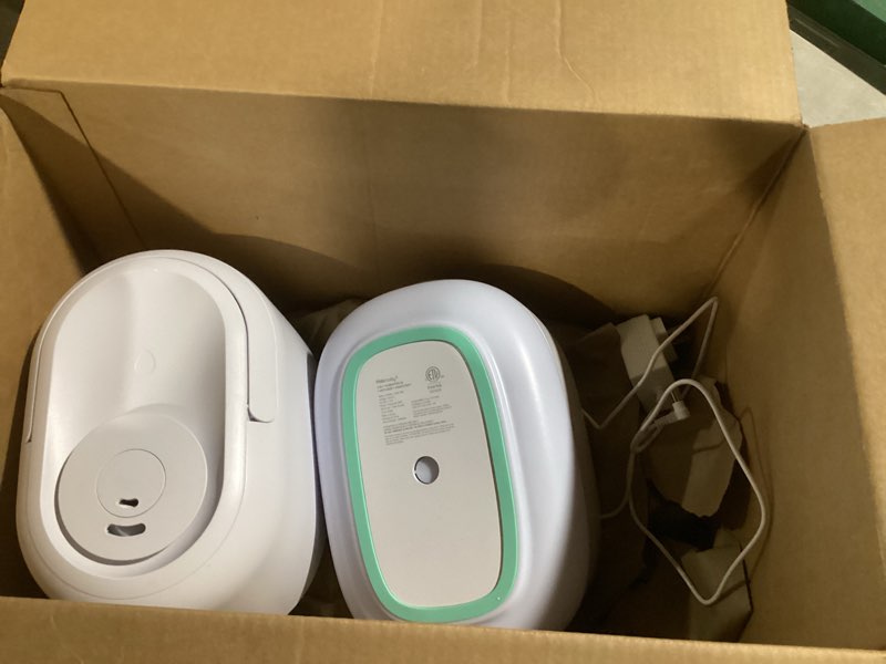 Condition photo showing Good Condition for Frida Baby 3-in-1 XL Top Fill Humidifier for Bedroom, Cold & Flu Relief, 6L Tank Cool Mist Humidifier + Diffuser for Large Rooms, Mold Resistant, Nightlight, Auto-Off, Quiet, Essential Oil Diffuser 1.6 Gallon Tank