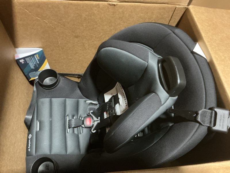 Condition photo showing Good Condition for Safety 1st Ellaris 3-in-1 Convertible Car Seat, Slim Fit Design, Rear & Forward-Facing, 5-Position Headrest, 3-Across Fit, Travel-Friendly with Machine-Washable Seat Pad, Smokey Haze