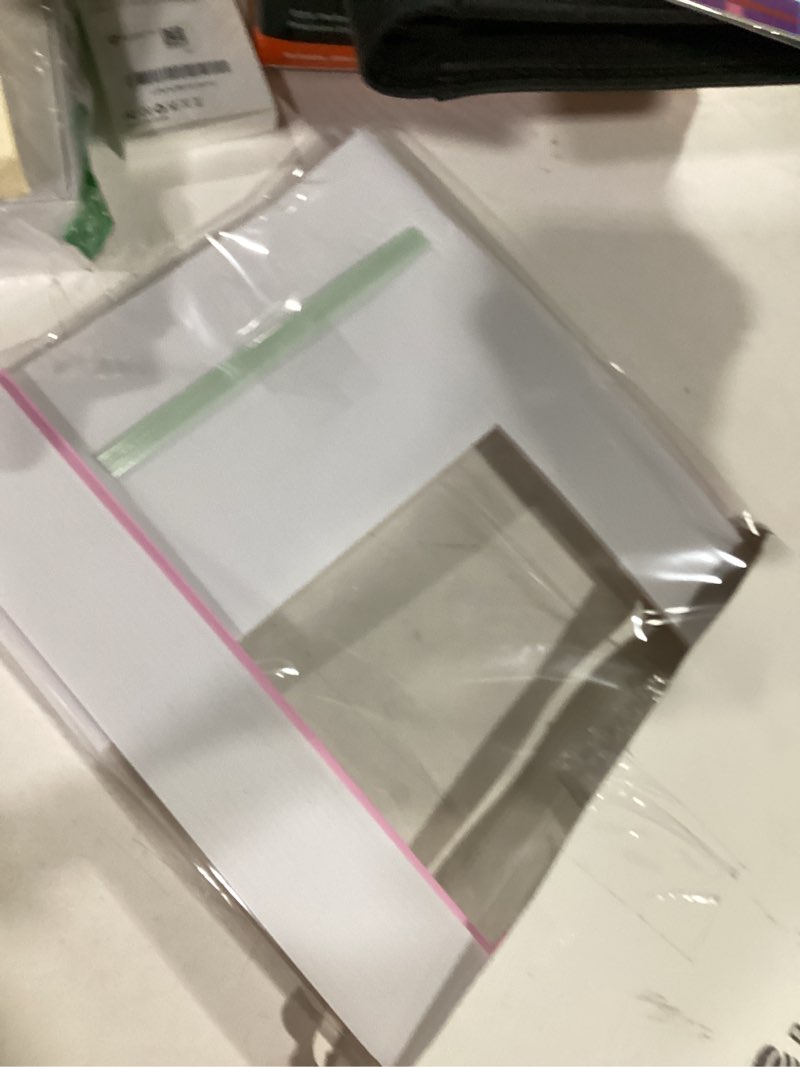 Condition photo showing New/Like New for 32 x 24 inch photo booth selfie frame prop booth for birthday event parties large blank diy cutout props for funny decoration christmas, holiday supplies vertical pink