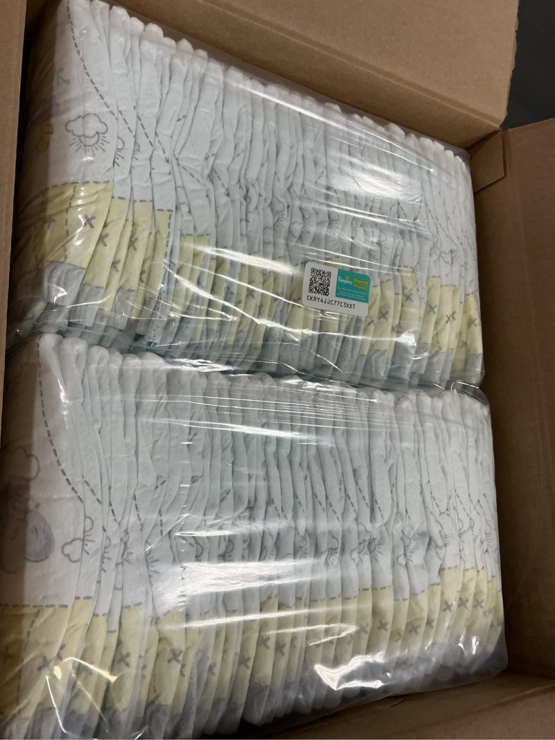 Condition photo showing New/Like New for Pampers Swaddlers Diapers, Size 1 (8-14 lbs), 198 Count, Absorbent, Keeps Baby Dry and Comfortable, Skin Safe Disposable Baby Diaper (Packaging May Vary) Size 1 198