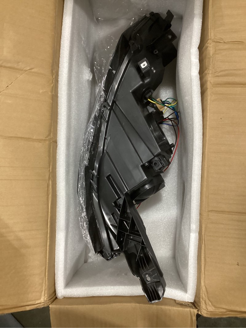 Condition photo showing Good Condition for jsboyat headlight assembly fits for 2014-2020 chevy impala | halogen model projector black pair oe style factory front lamp driver & passenger side not fit hid model headlight w/o bulb oe style - driver & passenger side