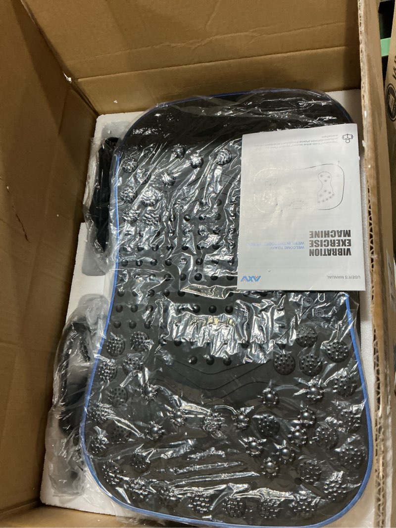 Condition photo showing New/Like New for AXV Vibration Plate Exercise Machine Whole Body Workout Portable Mini Vibrate Fitness Platform Lymphatic Drainage Machine for Weight Loss Shaping Toning Wellness Home Gyms Workout (Mini)