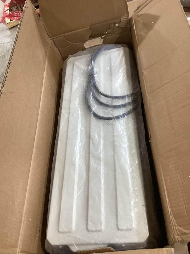 Condition photo showing As Is for 12,000 btu mini split ac & heat pump | 115v, inverter, smart wifi, diy install, remote | ultra-quiet, energy efficient for 750 sq.ft space