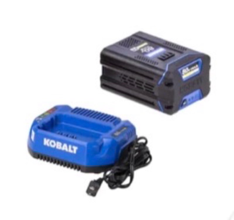 Kobalt 80-volt 16-in Straight Shaft Attachment Capable Battery String Trimmer Edger Conversion Capable 2.0 Ah (Battery Included) (Charger Included)
