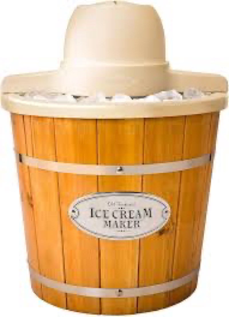 nostalgia electric ice cream maker - old fashioned soft serve ice cream machine makes frozen yogurt 