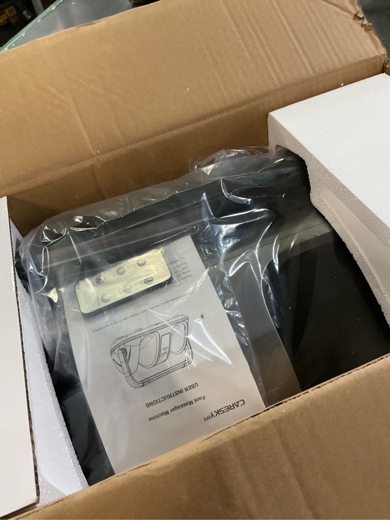 Condition photo showing Good Condition for Shiatsu Foot Massager with Heat, FSA Store Eligible Items, 3-Heating for Circulation and Pain Relief, Deep Kneading Rolling for Calf-Feet-Arm Relaxation, Plantar Fasciitis, Neuropathy Deep Gray