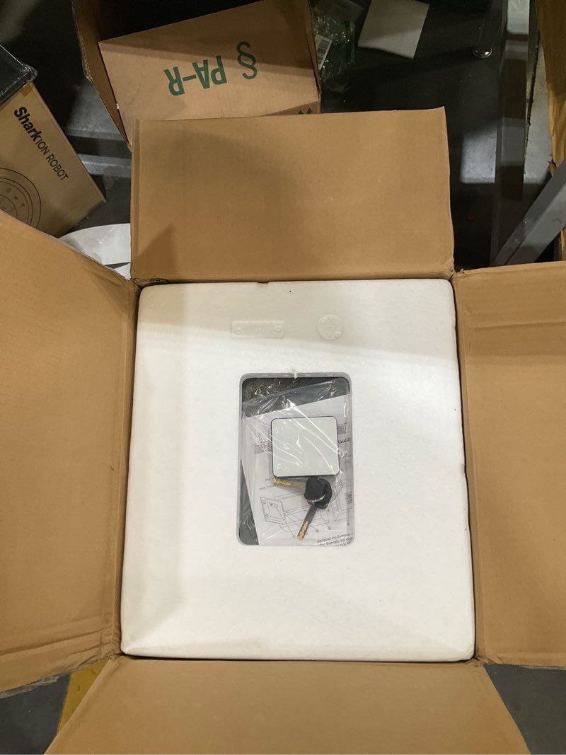 Condition photo showing New/Like New for 3.3 Cuft Large Fire Proof Safes for Home Use, Personal Fire Safe Document Box with Electronic Keypad and Spare Key, Removable Shelf, Digital Home Safe Fireproof Waterproof for Cash Documents Valuables