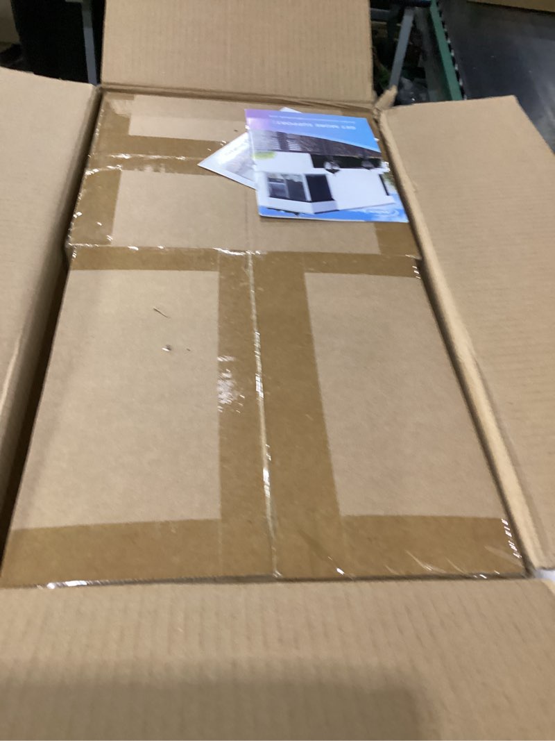 Condition photo showing New/Like New for solar lamp post lights outdoor waterproof with pier mount base, 20" h large aluminum outside solar lights for yard, dusk to dawn outdoor column lights for garden, pathway, patio(2 pack)