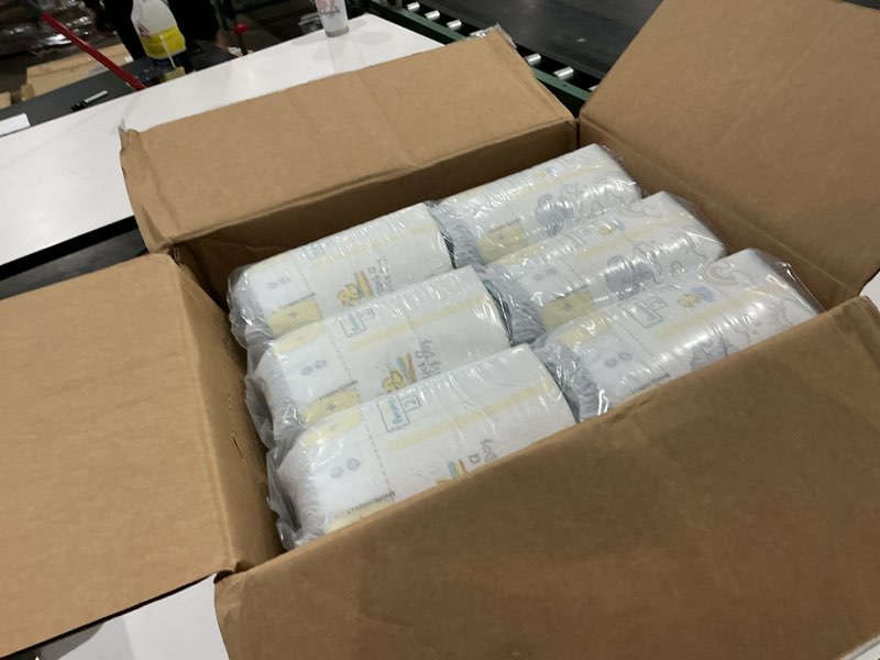 Condition photo showing Good Condition for pampers swaddlers diapers, size 2 (10-22 lbs), 186 count, absorbent, keeps baby dry and comfortable, skin safe disposable baby diaper (packaging may vary) size 2 186
