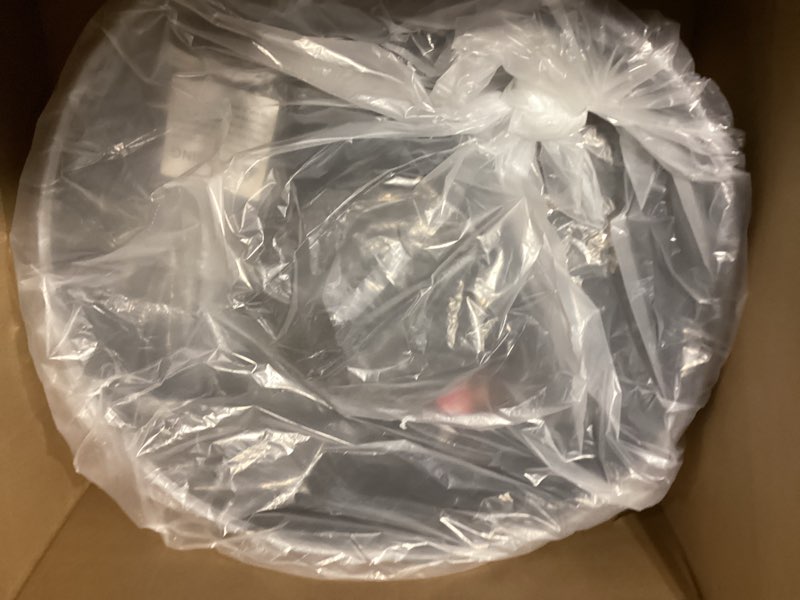 Condition photo showing As Is for Large Cat Tunnel Bed for Indoor Cats with 3 Toys, Scratch Resistant Donut Cat Bed, Up to 30 Lbs (L 24x24x11, Light Grey) L(24x24x11) Light Grey