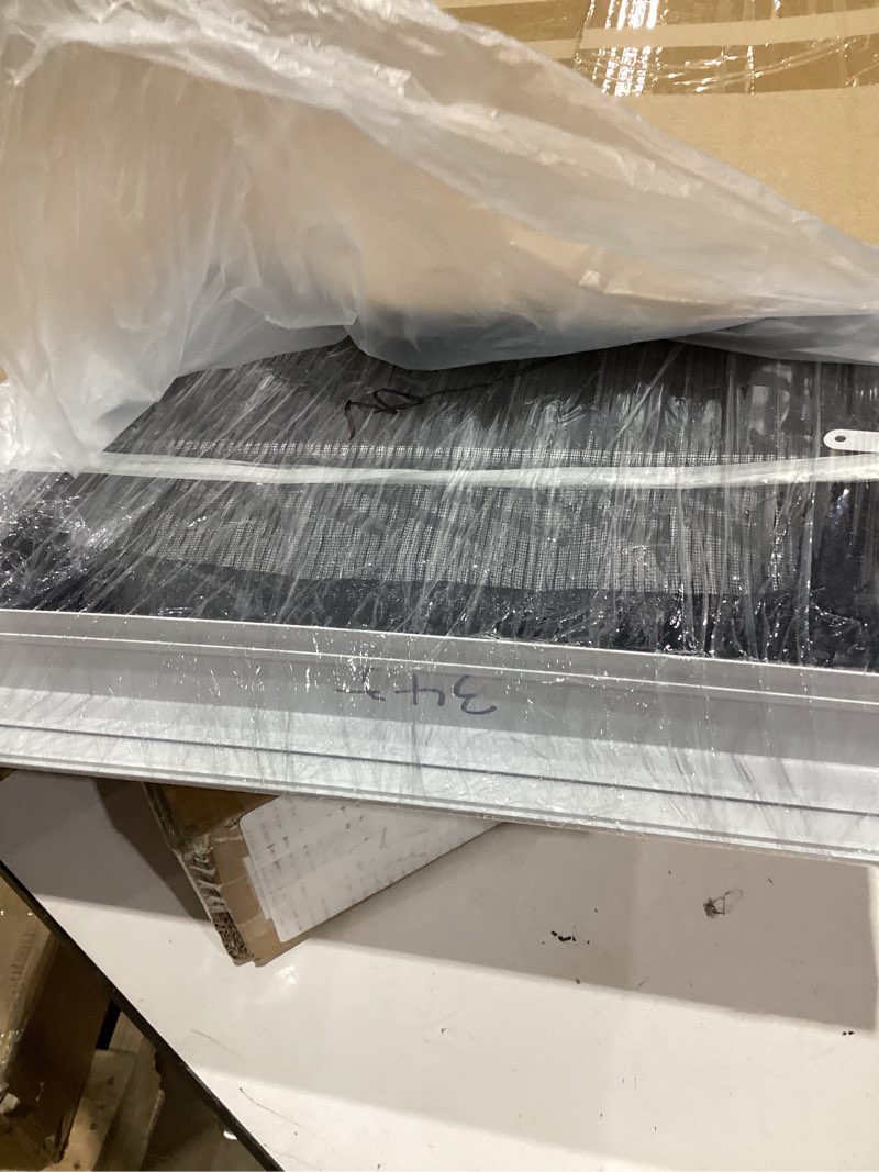 Condition photo showing Good Condition for patikil 14" x 22" aluminum gable vent, 1pcs return grille gable louver air vent with screen mesh filter removable door for sidewall wall ceiling floor attic shed hvac system, white
