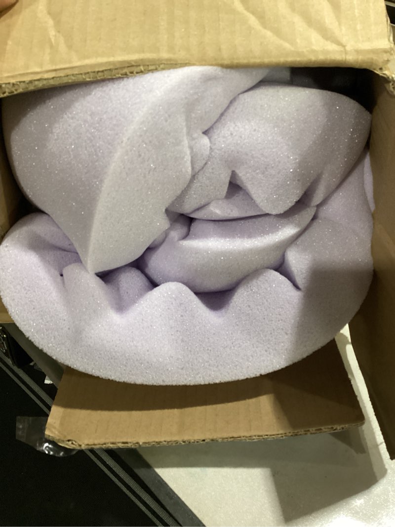 Condition photo showing Good Condition for best price mattress 3 inch egg crate memory foam mattress topper with soothing lavender infusion, certipur-us certified, dorm essentials, twin twin 3 inch egg crate