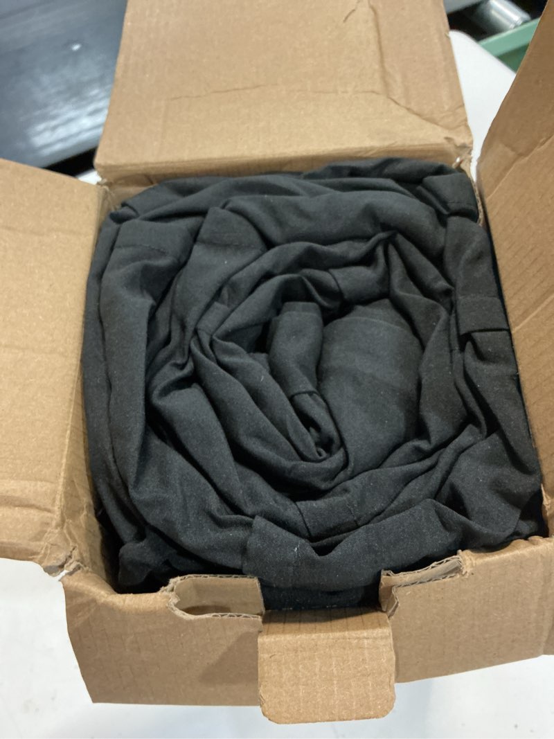 Condition photo showing New/Like New for oli anderson black duvet cover king size - pleated king duvet cover, 3pcs soft and breathable textured bedding set with zipper closure(black,104"x90") 09 - black king(104"×90")