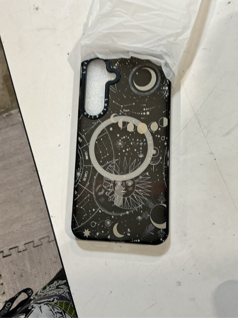 Condition photo showing Good Condition for lotadilo cute case for samsung galaxy s25 plus for women girls - funny sun moon design compatible with magsafe magnetic ring holder kickstand fashion tpu phone covers sun moon for samsung galaxy s25 plus