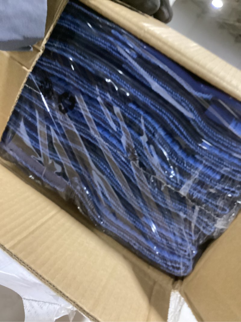 Condition photo showing Good Condition for sand mine waterproof outdoor rug 9x18 ft, plastic reversible rug, modern area rug, large floor mat for outdoors, rv, patio, backyard, deck, picnic, beach, camping, blue blue 9' x 18'