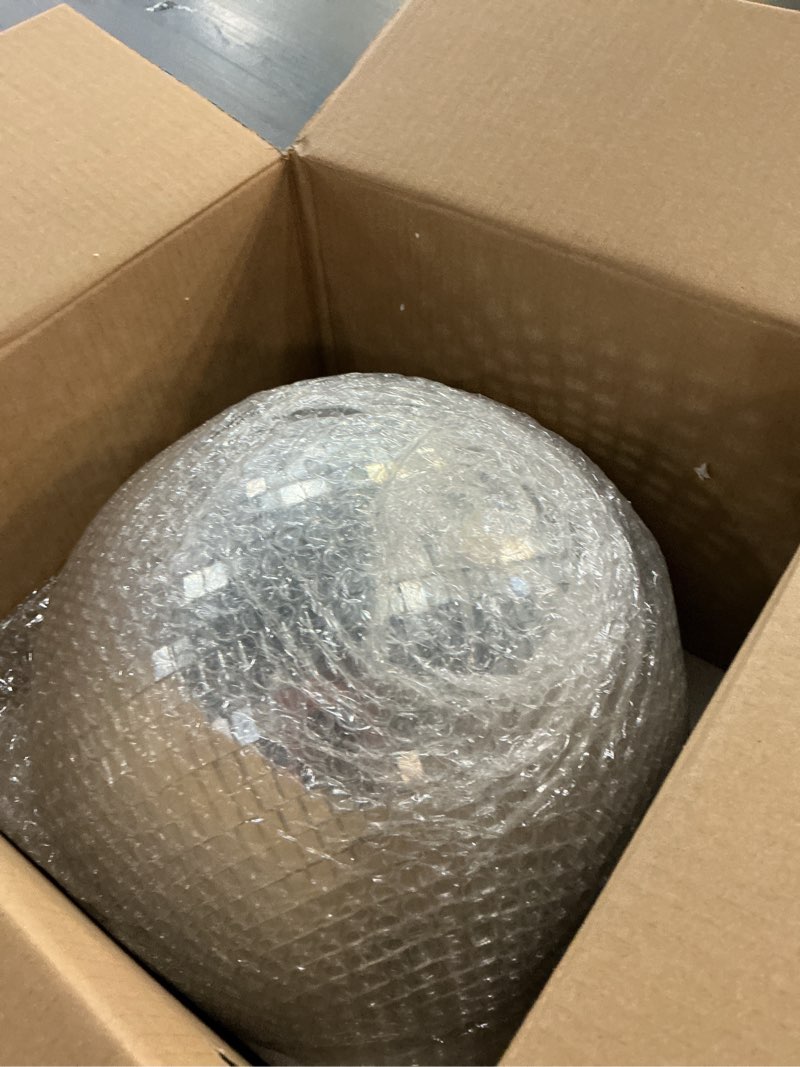 Condition photo showing New/Like New for youdepot disco ball 12-inch – large hanging mirror ball disco ball decor for disco party decorations, weddings, events, disco christmas decor, and home celebrations 12 in