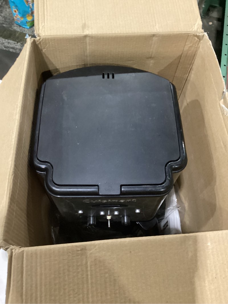 Condition photo showing As Is for Cuisinart DCC-1200P1 Brew Central 12-Cup Programmable Coffeemaker Coffee Maker, Carafe, Brushed Chrome Brushed Chrome Coffeemaker