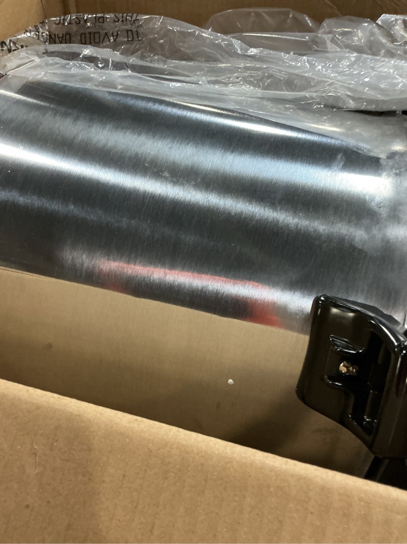 Condition photo showing As Is for presto 01781 pressure canner and cooker, 23 qt, silver 23 qt canner