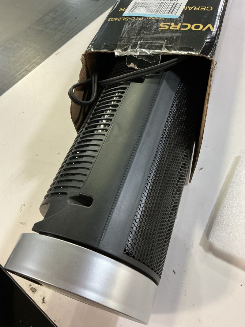 Condition photo showing Good Condition for Space Heater for Indoor Use with Remote - 70° Oscillating Tower Electric Heater, 24 Inchs, 12H Timer, 1500W Quiet PTC Ceramic Heating with Thermostat, Fast Safety Heat for Office, Home, Bedroom