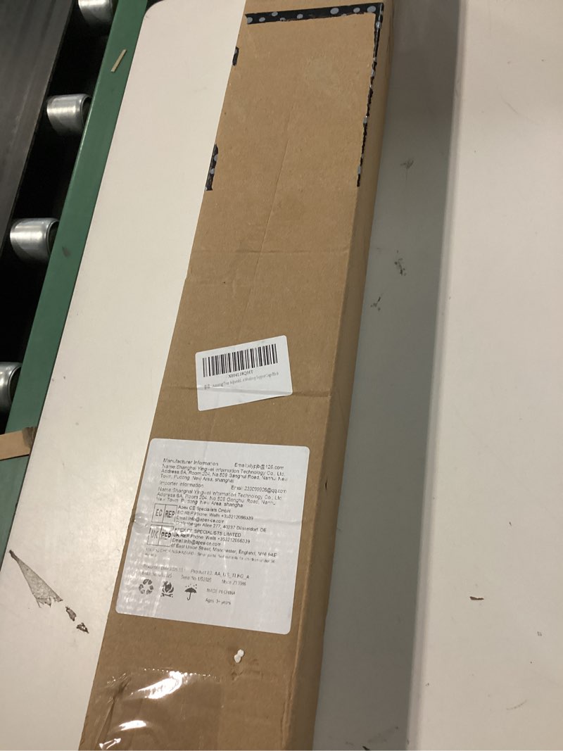 Condition photo showing New/Like New for adjustable metal table leg, desk legs 28-43 inch, 1 pc folding office table legs kitchen furniture worktop support legs black 1 pc black