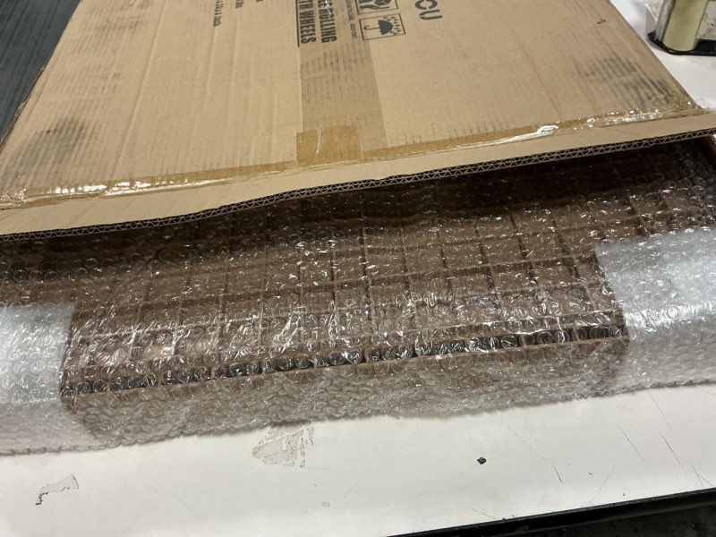 Condition photo showing Good Condition for Collapsible Rolling Crate on Wheels, 440lbs Capacity Foldable Storage Bins Heavy Duty Plastic Furniture Moving Dolly Cart for Travel Shopping Luggage Office Use with Removable 360° Rotation Wheels Folding Basket 440 Lb