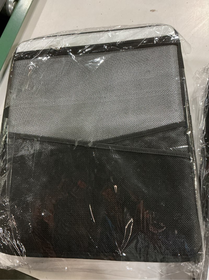 Condition photo showing New/Like New for File Box with Lock 5200°F, 6 Layers of Functional Materials of Fireproof Document File Organizer Box with Water-Resistant Zipper & Adjustable Handle (Black, Grey)