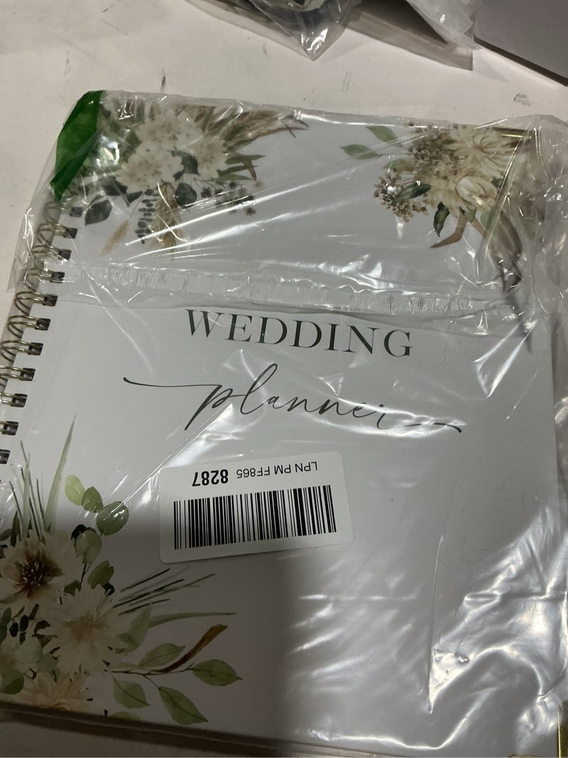 Condition photo showing Good Condition for Wedding Planner Book and Organizer - Faux Leather 'Future Mrs' Wedding Planning Book and Organizer 2025-26 I Wedding Binder with. Pen Bookmark & Stickers & Bridal Countdown Calendar I Designed in USA Pearl