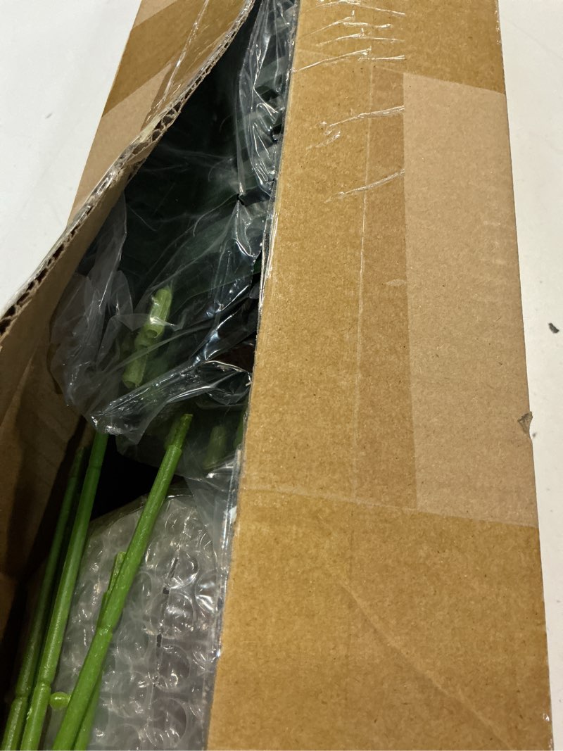 Condition photo showing New/Like New for 4ft 2pcs large artificial plants fake palm tree tropical palm leaves faux palm plants tall tree indoor real touch plastic monstera leaves for home garden outdoor office decor (4ft/125cm-2pcs)