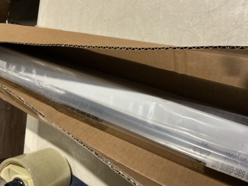 Condition photo showing Good Condition for lazblinds cordless cellular shades, no tools no drill blackout honeycomb shades pleated blinds for windows, 31.5'' w x 48'' h, silver white blackout-silver white 31 1/2'' w x 48'' h