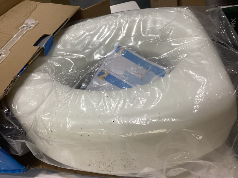 Condition photo showing Good Condition for bath safetyraised toilet seat product description: aqs opp 4" raised to.seat, 1ea,3cv,ret