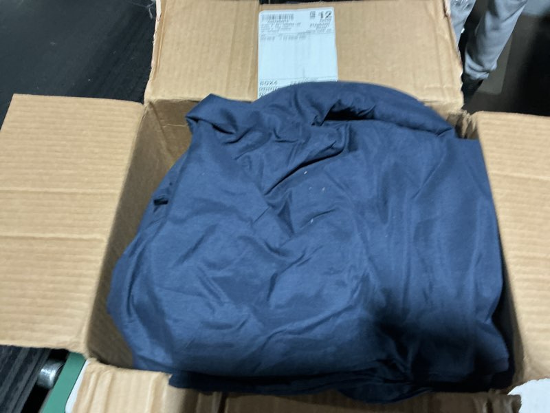 Condition photo showing Good Condition for CozyLux California King Comforter Set Navy Blue, 3 Pieces Cal King Solid Breathable Quilted Bedding Sets, Luxury Soft Bed Set with Down Alternative Comforter and 2 Pillowcases for All Season Navy California King