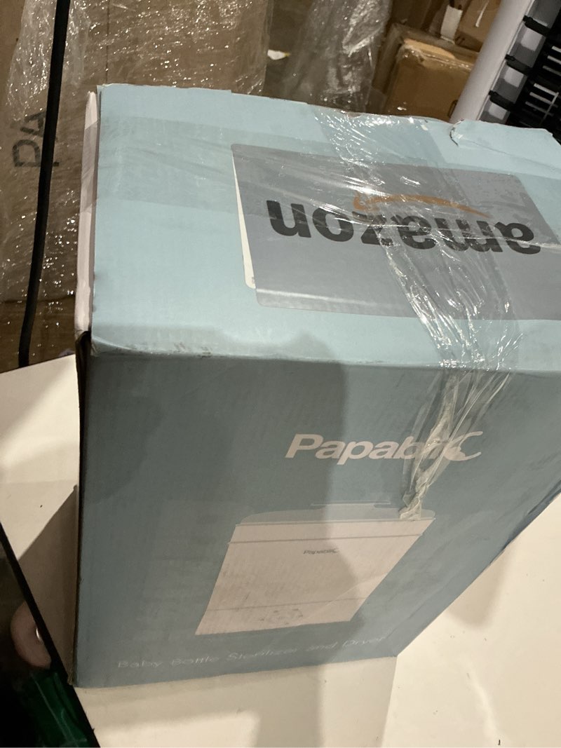 Condition photo showing Good Condition for papablic pro baby bottle sterilizer and dryer, electric steam sterilizer for baby bottles, pacifiers, and pump parts, large capacity